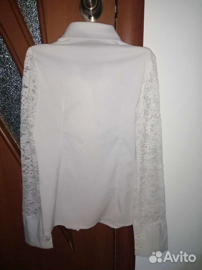 Блузка белая школьная