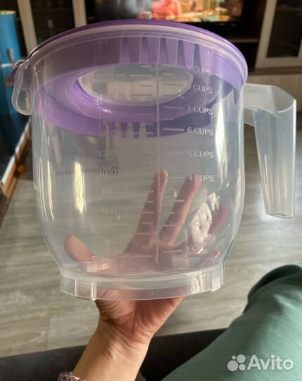 Миска с крышкой для миксера