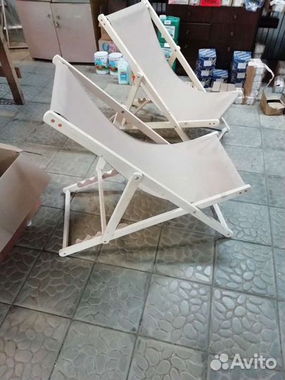 Кресло шезлонг складное