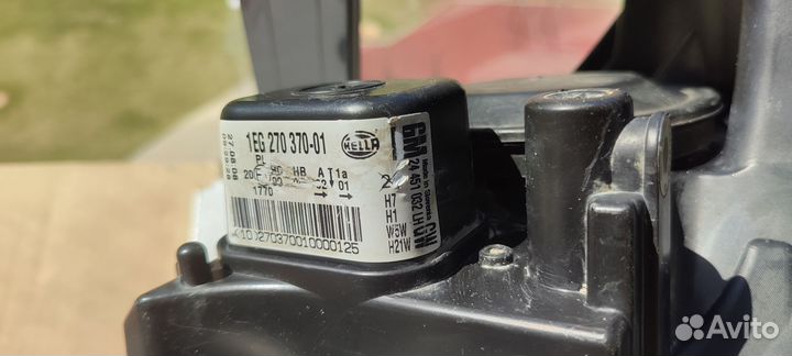 Фары передние для opel astra H