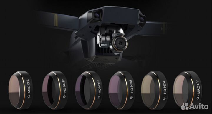 Набор ND фильтров для квадрокоптера DJI Mavic Pro