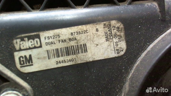 Вентилятор радиатора Opel Vectra C, 2006