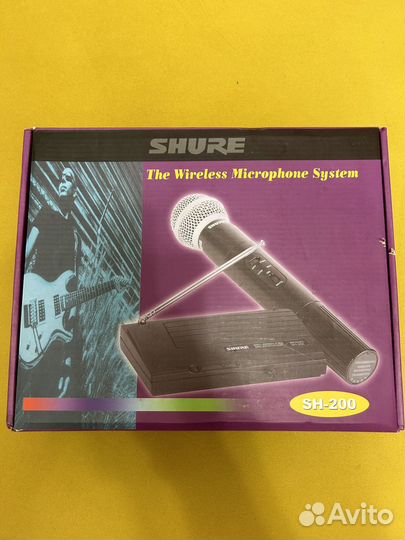 Радиомикрофон Shure SH-200 вокальная радиосистема
