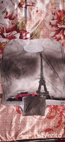 Чехол для чемодана в 3D Эйфелева башня (Турция )