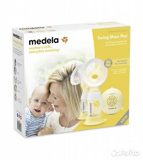 Молокоотсос medela swing flex электрический