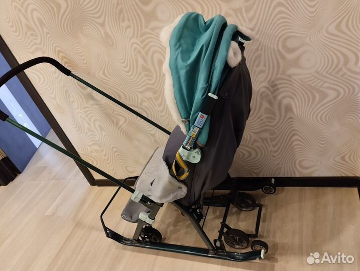 Детские санки с колесами