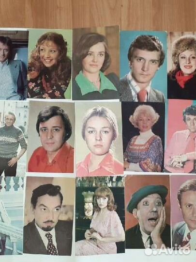 Актеры советского кино открытки