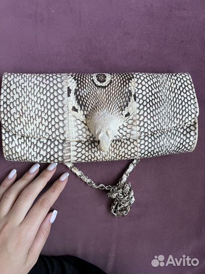 Клатч натуральная кожа