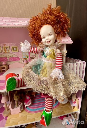 Интерьерная кукла ручной работы 35 см