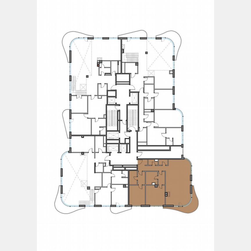 2-к. квартира, 143,9 м², 13/14 эт.