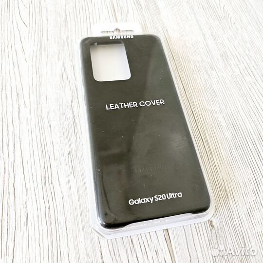 Чехол Leather Cover для Samsung Galaxy S20 Ultra