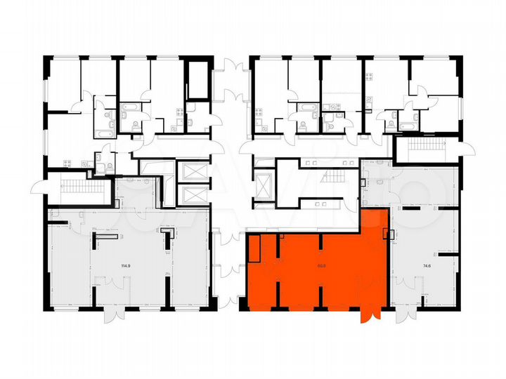 Продам помещение свободного назначения, 69.8 м²