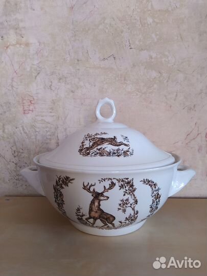 Супница Прокопьевский фз, винтаж СССР, клеймо