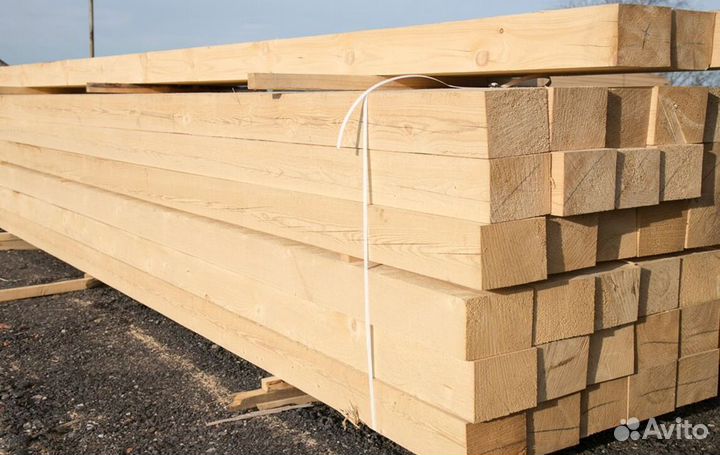 Брус обрезной 200 мм 1 сорт с доставкой
