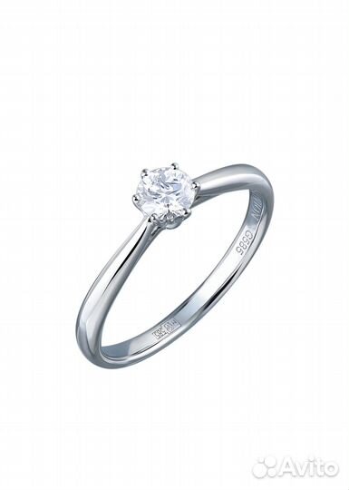 Кольцо La Vivion Round Brilliant 0.30 ct F/SI1 Pas