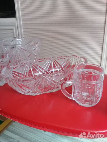 Хрусталь СССР. Бокалы и др. посуда