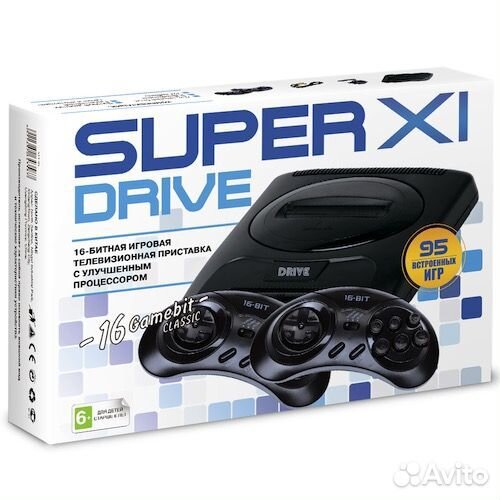 Игровая приставка 16gamebit Super Drive Classic S1