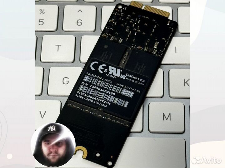 SSD MacBook оригинал б/у 512Gb