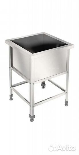 Мойка из нерж. стали, мойка со столом, котломойка