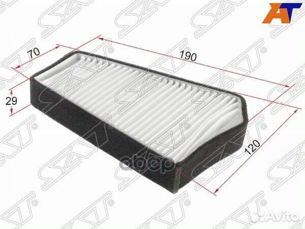 Фильтр салона chevrolet/daewoo lanos 04- ST-M21
