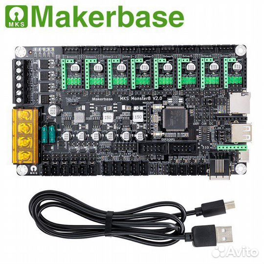 Плата управления для 3d принтера MKS monster 8 v2