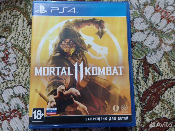 Mortal kombat 11 ps4 диск