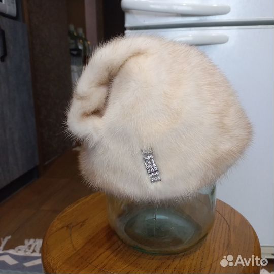 Шапка норковая женская