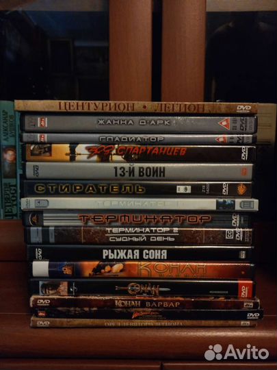 Диски DVD боевики