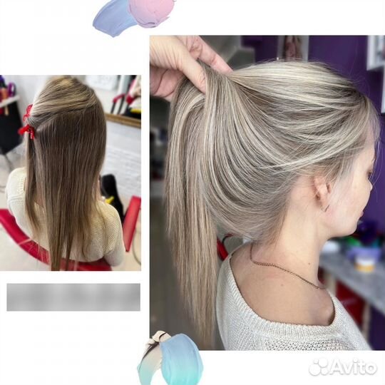 Сложное окрашивание волос