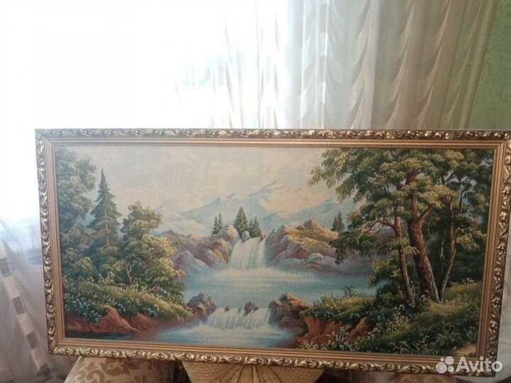 Картина в раме гобелен