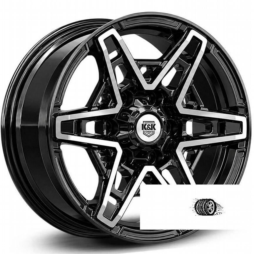 Литые диски K&K 8×R17 6×139.7