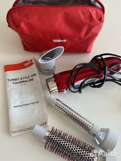 Фен-расческа Valera (turbo style 1000 tourmaline)