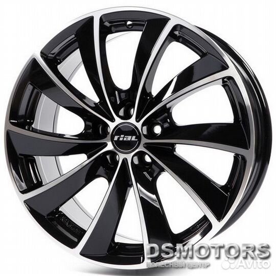 Диски Lugano 7.5/17 5x114.3 ET47 d70.1 diamond bla