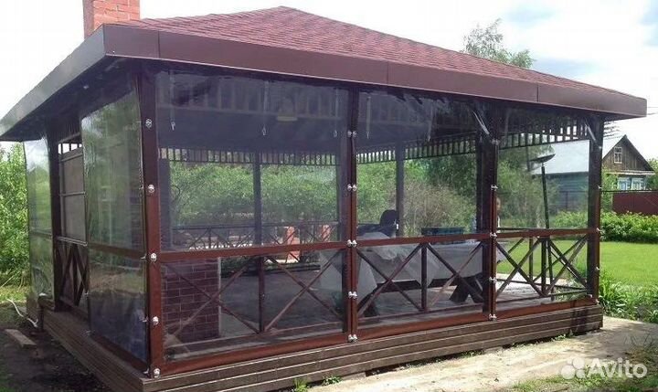 Мягкие окна из пленки пвх