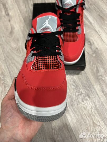 Кроссовки nike air jordan 4 retro red