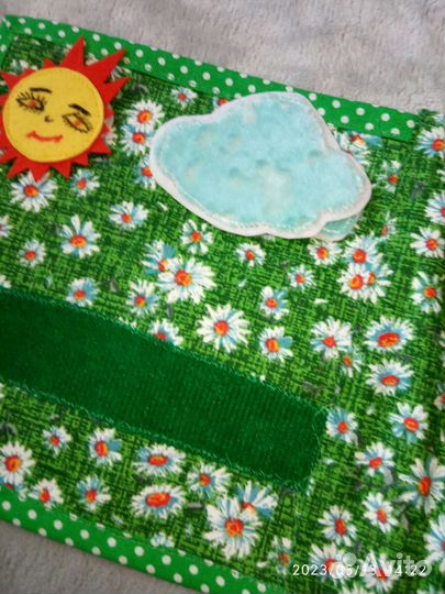 Сказка колобок. Книга из фетра. Ручная работа