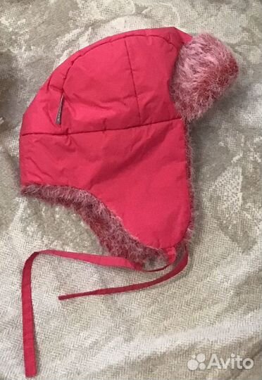 Детская зимняя шапка ушанка для девочки, Kerry