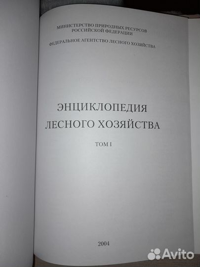 Энциклопедия лесного хозяйства том первый (2004)