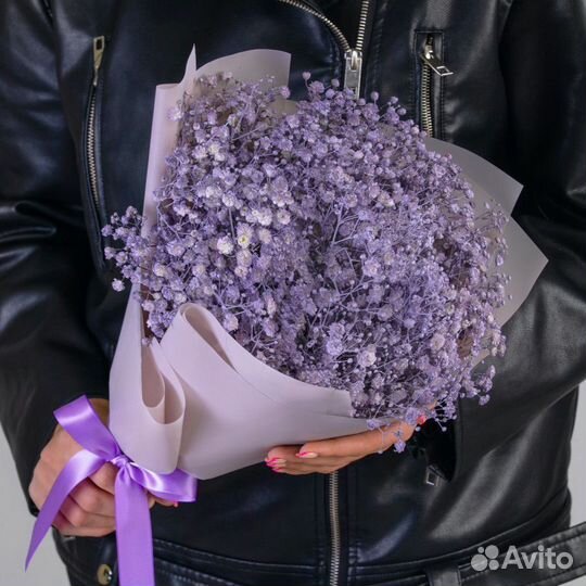 Букет из 9 гипсофил с беспл. доставкой