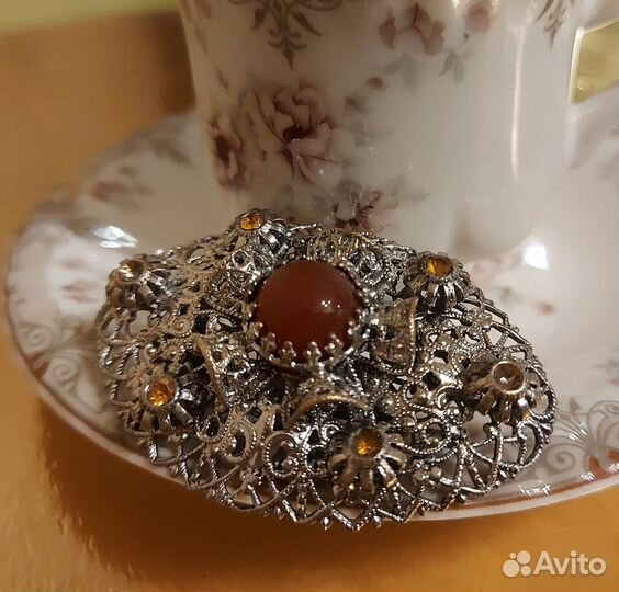 Брошь винтаж Чехословакия