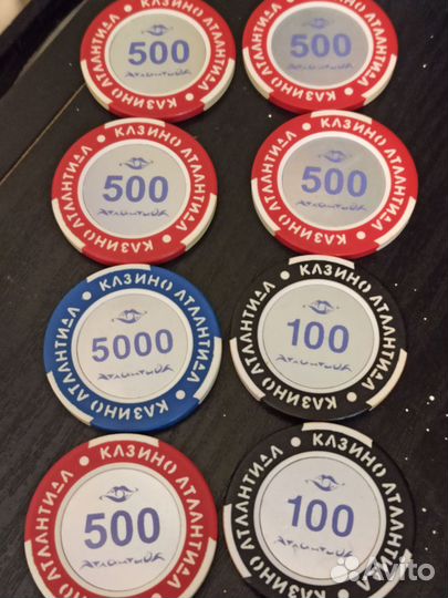 Фишки для покера из казино
