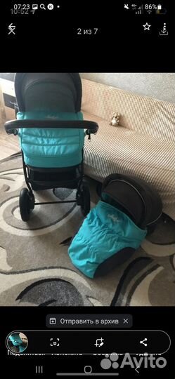 Коляска 2 в 1 в хорошем состоянии