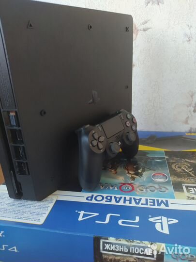 Гарантия/ Sony PlayStation Slim 1 Tb (CUH-2208B)