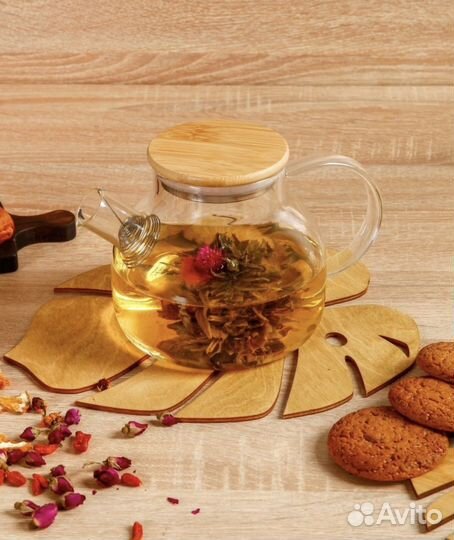 Чайник заварочный стеклянный