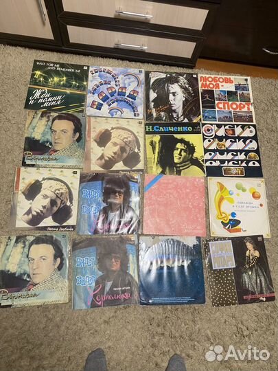 Виниловые пластинки ссср,оптом 70 шт