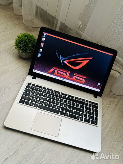 Свежий laptopasus /4-x ядер/SSD/MX110/8gb