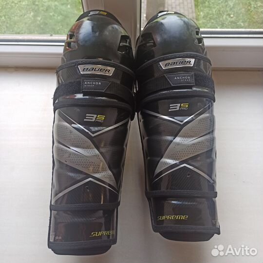 Щитки хоккейные Bauer 3s pro, sr 15