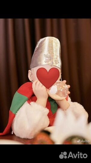 Детский костюм снеговика