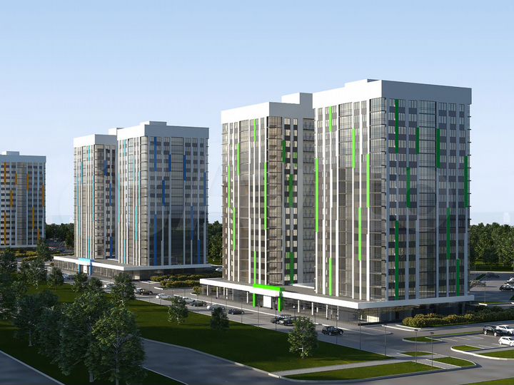 3-к. квартира, 79,4 м², 8/16 эт.