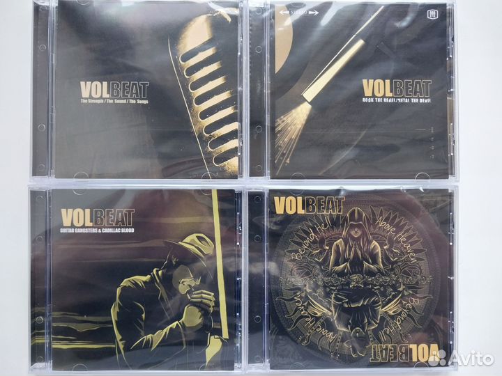 CD диски Five Finger Death Punch, Volbeat